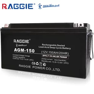 Герметичный свинцово-кислотный аккумулятор Raggie 150Ah 12V