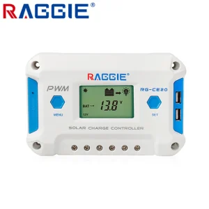 RAGGIE PWM Солнечный контроллер заряда 12В/24В – 10A / 20A / 30A / 40A / 50A